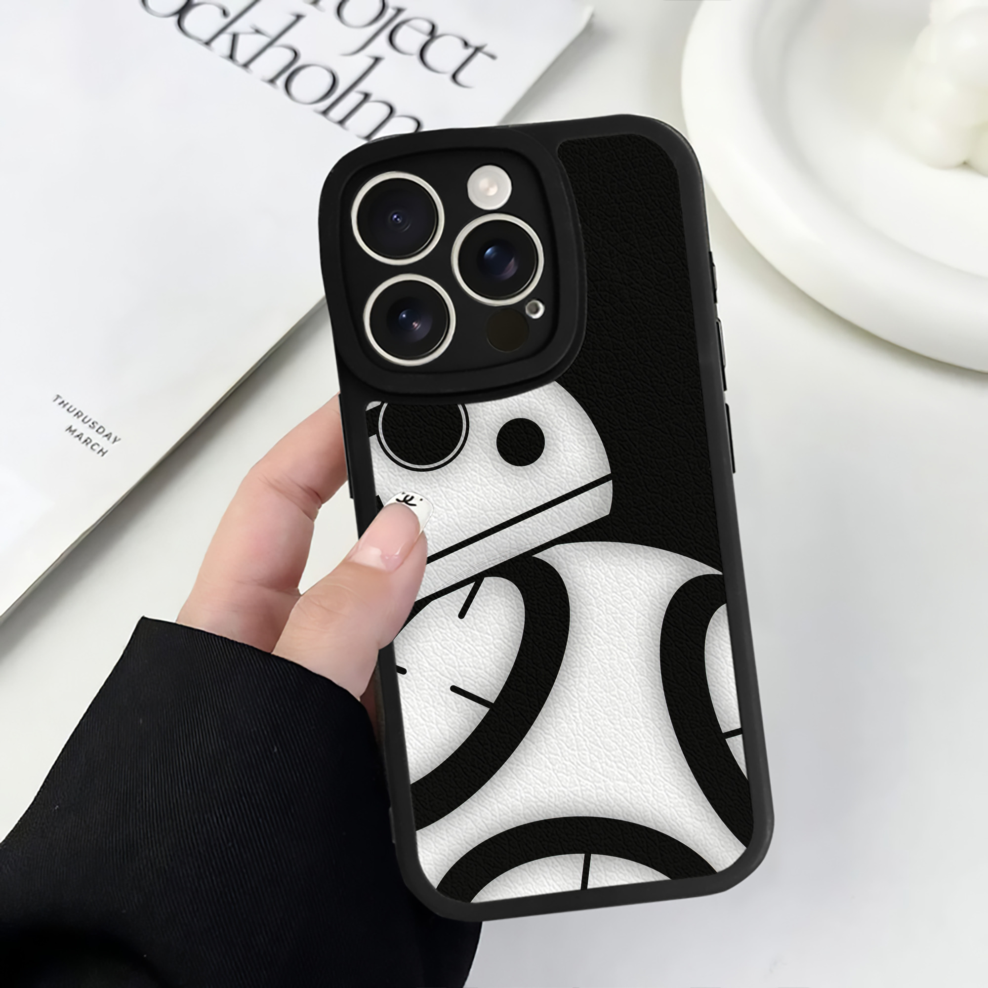 （画像用） スター・ウォーズ Star Wars 【iPhone 16シリーズ対応】シリコンスマホケース（レザー調） 材質：シリコン